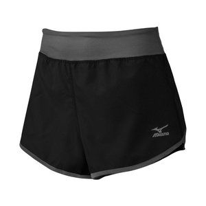 Mizuno Dynamic Cover Athletic Shorts Black and Gray Size Small